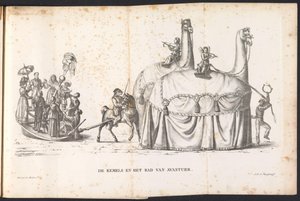 Deux chameaux et la Roue de la Fortune, 1825