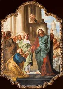 Église paroissiale (Parochiekerk Onze-Lieve-Vrouw). Intérieur. Peinture. Frans Ykens. - Frans Ykens