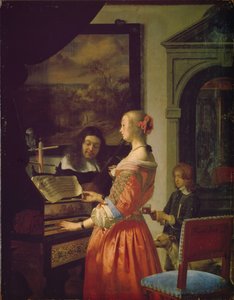 Femme au clavecin