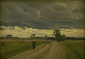 Paysage par temps gris - Frants Henningsen