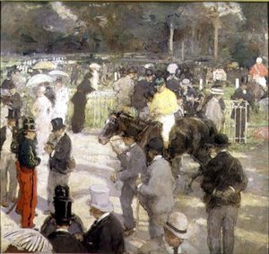 Vue du paddock - Frantz Charlet