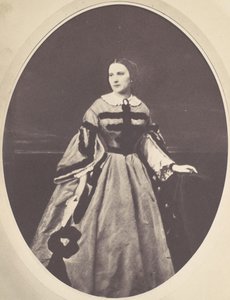 Portrait Féminin, Debout, Regardant à Gauche - Franz Antoine