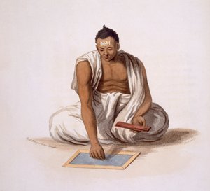 Un Dyback, ou astrologue, 1804 - Franz Balthazar Solvyns