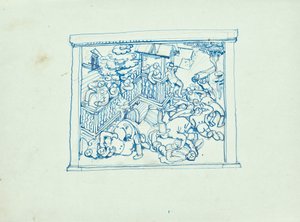 Paysans se battant - Franz Barwig d. Ä.