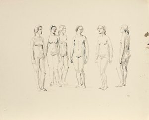 Six nus féminins