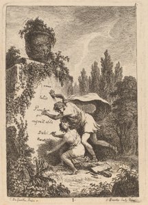 Nella Venuta in Roma: pl. 1 - Franz Edmund Weirotter after Étienne de Lavallée Poussin