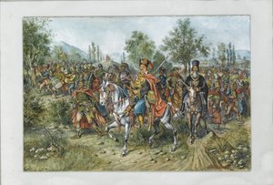 Franz Freiherr von der Trenck et son régiment, 1903