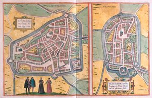 Franeker, Pays-Bas (Gravure) - Franz Hogenberg