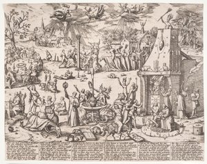 Sabbat des sorcières - Franz Hogenberg