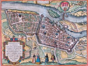 Plan de Magdebourg (Magdeburgum), Allemagne