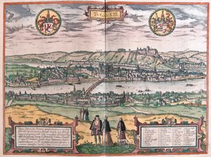 Passau, Allemagne (Gravure) - Franz Hogenberg