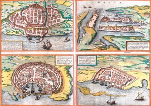 Plan de Cagliari, Sardaigne, Malte, Rhodes et Famagouste, Chypre