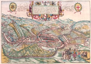 Serravalle, Vittorio Veneto (Trévise), Italie (gravure)