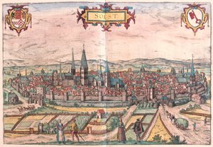 Soest, Allemagne (gravure) - Franz Hogenberg