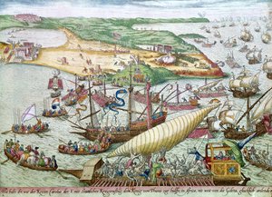 Le siège de Tunis ou La Goulette par Charles V en 1535
