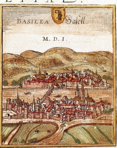 Vue de Bâle - Suisse (gravure)