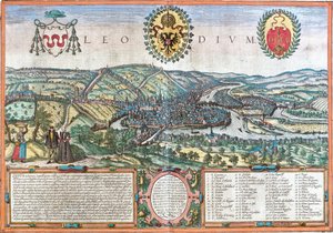 Vue de Liège, Belgique - Franz Hogenberg