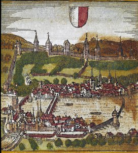 Vue de Lucerne - Suisse (gravure)