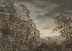 Paysage héroïque dans l