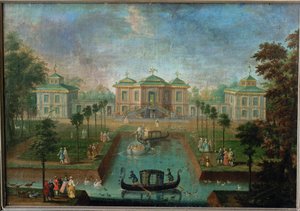 Vie de cour dans le parc du château d