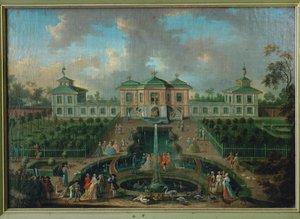 Vie de cour dans le parc du château d