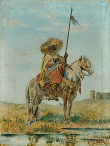 Mexicain à cheval - Franz Josef Georg Illem
