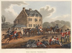 Quartier général Waterloo 1815, gravé par M. Dubourg, 1819