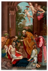La dernière communion de Saint Jérôme, 1614 - Franz Kellerhoven