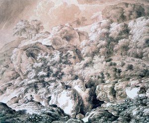 Paysage forestier, 1799 - Franz Kobell