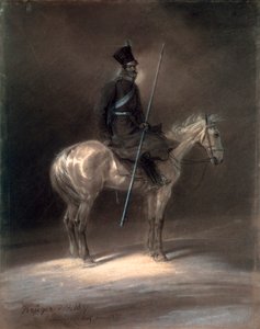 Cosaque à cheval, 1837 - Franz Krüger