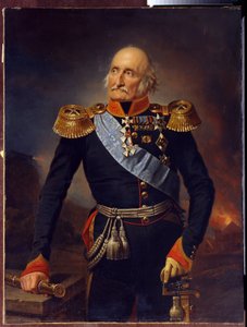 Portrait du maréchal comte Louis Adolphe Pierre zu Sayn Wittgenstein - Franz Krüger