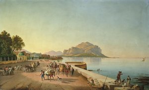 Promenade à Palerme - Franz Ludwig Catel