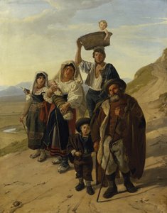 Paysans italiens à Albano