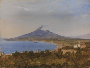Le golfe de Naples avec le Vésuve