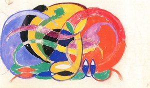 Composition abstraite - Franz Marc