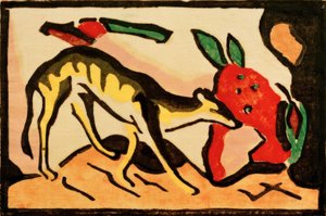 Créature fabuleuse - Franz Marc