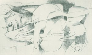 Franz Marc - Carnet de croquis pris sur le vif - Feuille 04 - Franz Marc