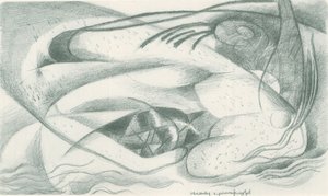 Franz Marc - Carnet de croquis pris sur le vif - Feuille 23 - Franz Marc