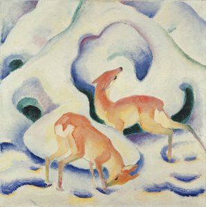 Cerfs dans la neige II