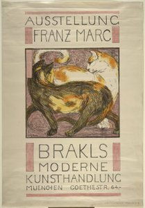 Deux chats - Franz Marc