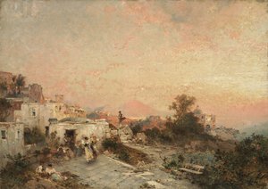 La Tarantella, Posilipo, Naples, c.1895 - Franz Richard Unterberger