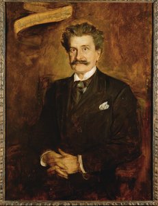 Johann Strauss son ... (peinture sur toile) - Franz Seraph von Lenbach