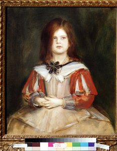 Portrait de Gabriella Lenbach. Peinture de Franz von Lenbach - Franz Seraph von Lenbach