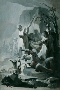 Le miracle de la source de Moïse - Franz Sigrist d. Ä.