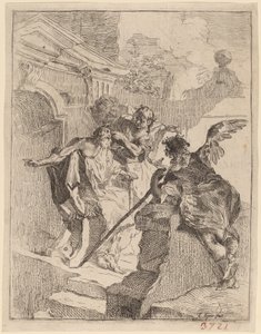 Tobie guérissant son père - Franz Sigrist the Elder