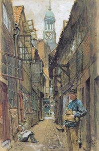 Une ruelle à Hambourg