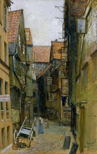 La Matthiasstrasse à Hambourg, 1891