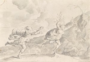 La transformation de Daphné en laurier - Franz Xaver Wagenschon
