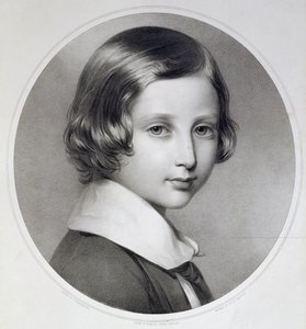 Albert, Prince de Galles (1841-1910), gravé par Thomas Fairland, publié par M. et N. Hanhart, 1852 (lithographie)