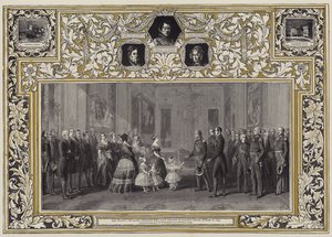 Sa Majesté la Reine recevant le roi Louis-Philippe au château de Windsor, 8 octobre 1844